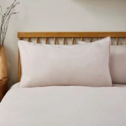Super Soft Washed Microfibre Plain Standard Pillowcase Pair -Home Luxe Studio 30935138