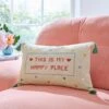 This Is My Happy Place Hearts Rectangular Cushion 2 This Is My Happy Place Hearts Rectangular Cushion -Home Luxe Studio 30935266
