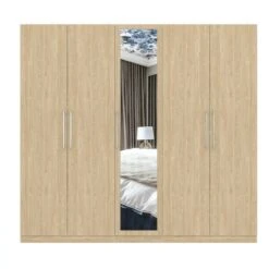 Harmony Foster 5 Door Wardrobe 39 Harmony Foster 5 Door Wardrobe -Home Luxe Studio 30935443 alt01