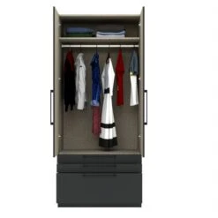Harmony Foster Double 3 Drawer Wardrobe 35 Harmony Foster Double 3 Drawer Wardrobe -Home Luxe Studio 30935451 alt05