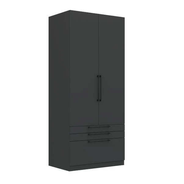 Harmony Foster Double 3 Drawer Wardrobe 18 Harmony Foster Double 3 Drawer Wardrobe - Image 16
