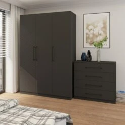 Harmony Foster Triple Wardrobe 39 Harmony Foster Triple Wardrobe -Home Luxe Studio 30935455 alt01