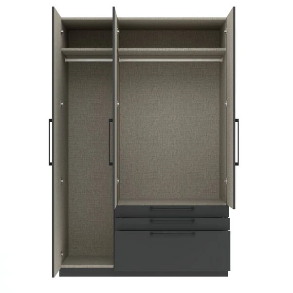 Harmony Foster Triple 3 Drawer Wardrobe 21 Harmony Foster Triple 3 Drawer Wardrobe - Image 19