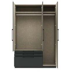Harmony Foster Triple 3 Drawer Wardrobe 32 Harmony Foster Triple 3 Drawer Wardrobe -Home Luxe Studio 30935459 alt04