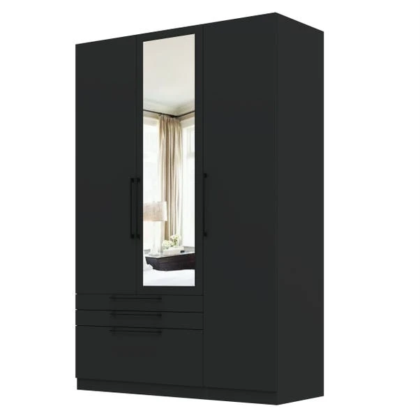 Harmony Foster Triple 3 Drawer Wardrobe 7 Harmony Foster Triple 3 Drawer Wardrobe - Image 5