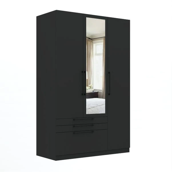 Harmony Foster Triple 3 Drawer Wardrobe 8 Harmony Foster Triple 3 Drawer Wardrobe - Image 6