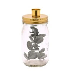 Love Story Mason Jar Candle Holder 8 Love Story Mason Jar Candle Holder -Home Luxe Studio 30937120 alt02