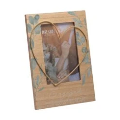 Love Story Engaged Wire Heart Photo Frame