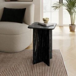 Lana Marble Tall Side Table 19 Lana Marble Tall Side Table -Home Luxe Studio 30937629