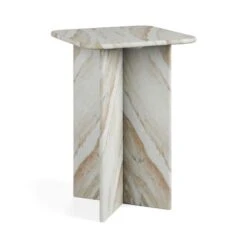 Lana Marble Tall Side Table 17 Lana Marble Tall Side Table -Home Luxe Studio 30937630 alt04