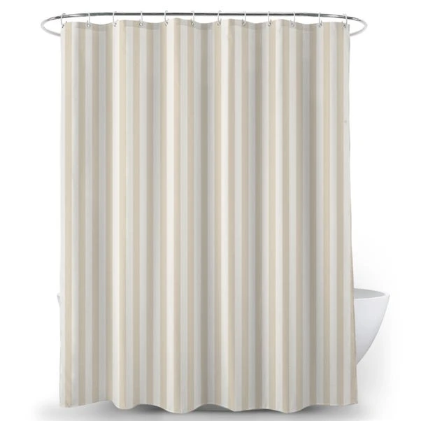 Textured Stripe Shower Curtain 7 Textured Stripe Shower Curtain - Image 5