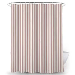 Textured Stripe Shower Curtain 10 Textured Stripe Shower Curtain -Home Luxe Studio 30937683