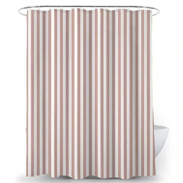 Textured Stripe Shower Curtain 6 Textured Stripe Shower Curtain - Image 4
