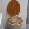 Bamboo Effect Toilet Seat 2 Bamboo Effect Toilet Seat -Home Luxe Studio 30937684