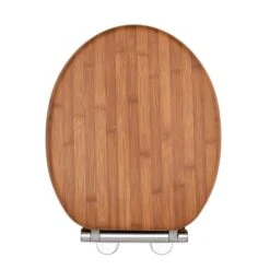 Bamboo Effect Toilet Seat 11 Bamboo Effect Toilet Seat -Home Luxe Studio 30937684 alt04