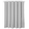 Silver Extra Long Shower Curtain