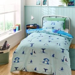 Snappy Shark Reversible Duvet Cover And Pillowcase Set 22 Snappy Shark Reversible Duvet Cover And Pillowcase Set -Home Luxe Studio 30937727 alt02
