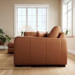 Carson Classic Leather Large Corner Chaise Sofa 32 Carson Classic Leather Large Corner Chaise Sofa -Home Luxe Studio 30938091 alt01