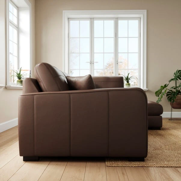 Carson Classic Leather Large Corner Chaise Sofa 4 Carson Classic Leather Large Corner Chaise Sofa - Image 2