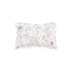 Holly Willoughby Floral Sketch 100% Cotton Oxford Pillowcase