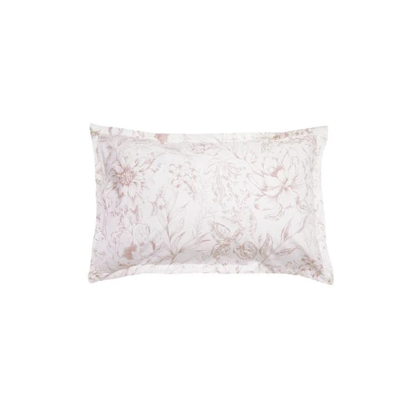 Holly Willoughby Floral Sketch 100% Cotton Oxford Pillowcase 4 Holly Willoughby Floral Sketch 100% Cotton Oxford Pillowcase - Image 2