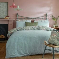 William Morris Artichoke 100% Cotton Duvet Cover And Pillowcase Set 40 William Morris Artichoke 100% Cotton Duvet Cover And Pillowcase Set -Home Luxe Studio 30938975 alt02