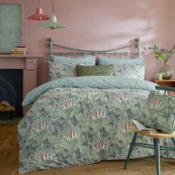 William Morris Artichoke 100% Cotton Duvet Cover And Pillowcase Set 30 William Morris Artichoke 100% Cotton Duvet Cover And Pillowcase Set -Home Luxe Studio 30939010
