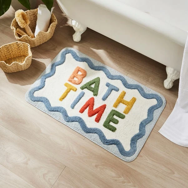 Bath Time Slogan Bath Mat 3 Bath Time Slogan Bath Mat