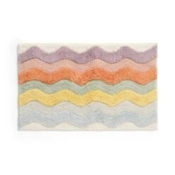 Pastel Rainbow Bath Mat 7 Pastel Rainbow Bath Mat -Home Luxe Studio 30939025 alt02
