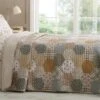 Catherine Lansfield Floral Patchwork Bedspread 1 Catherine Lansfield Floral Patchwork Bedspread -Home Luxe Studio 30942925