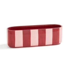 Elements Striped Ceramic Windowsill Plant Pot 16 Elements Striped Ceramic Windowsill Plant Pot -Home Luxe Studio 30943036 alt02