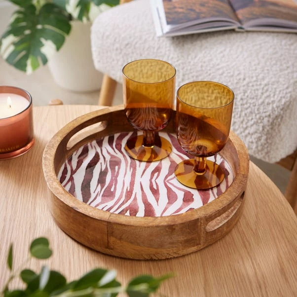 Marrakech Mango Wood Decorative Tray 3 Marrakech Mango Wood Decorative Tray