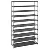 Fabric 10 Shelf Shoe Storage Organiser 1 Fabric 10 Shelf Shoe Storage Organiser -Home Luxe Studio 30944960