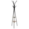 Jano 6 Hook Coat Stand With Shelves 1 Jano 6 Hook Coat Stand With Shelves -Home Luxe Studio 30944973