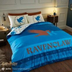 Harry Potter Ravenclaw Reversible Duvet Cover And Pillowcase Set
