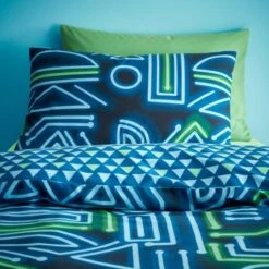 Neon Gamer Reversible Duvet Cover And Pillowcase Set 27 Neon Gamer Reversible Duvet Cover And Pillowcase Set -Home Luxe Studio 30945443 alt01