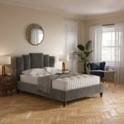 Rene Bed Frame, Velvet 29 Rene Bed Frame, Velvet -Home Luxe Studio 30948524