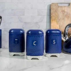 Set Of 3 KitchenCraft Lovello Tea, Coffee And Sugar Canisters -Home Luxe Studio 30948673 alt01