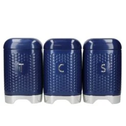 Set Of 3 KitchenCraft Lovello Tea, Coffee And Sugar Canisters -Home Luxe Studio 30948673 alt02