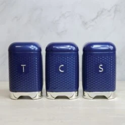 Set Of 3 KitchenCraft Lovello Tea, Coffee And Sugar Canisters -Home Luxe Studio 30948673 alt04