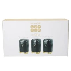 Set Of 3 KitchenCraft Lovello Tea, Coffee And Sugar Canisters -Home Luxe Studio 30948711 alt06
