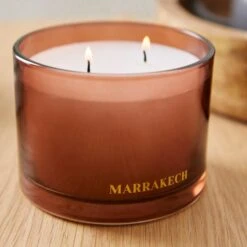 Marrakech Moroccan Red Cinnamon Multi Wick Candle 6 Marrakech Moroccan Red Cinnamon Multi Wick Candle -Home Luxe Studio 30948835 alt01