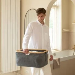 Brabantia 40L Foldable Laundry Basket 13 Brabantia 40L Foldable Laundry Basket -Home Luxe Studio 30948941 alt04