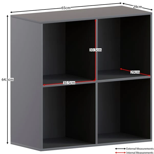 Vida Designs Durham 2x2 Cube Storage Unit 10 Vida Designs Durham 2x2 Cube Storage Unit - Image 8