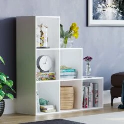 Vida Designs Durham 6 Cube Staircase Storage Unit -Home Luxe Studio 30949055