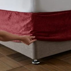 Catherine Lansfield Kingsley Matte Velvet Divan Base Bed Wrap 29 Catherine Lansfield Kingsley Matte Velvet Divan Base Bed Wrap -Home Luxe Studio 30956831 alt02