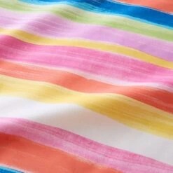 Watercolour Rainbow 100% Cotton Reversible Duvet Cover And Pillowcase Set 25 Watercolour Rainbow 100% Cotton Reversible Duvet Cover And Pillowcase Set -Home Luxe Studio 30957209 alt05