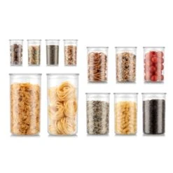 Bodum Presso Set Of 12 Storage Jars -Home Luxe Studio 30957498