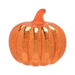 Orange Pumpkin LED Lantern 7 Orange Pumpkin LED Lantern -Home Luxe Studio 30957577 alt01
