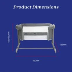 Chicco Next2Me Magic Evo Bedside Crib -Home Luxe Studio 30957794 alt09